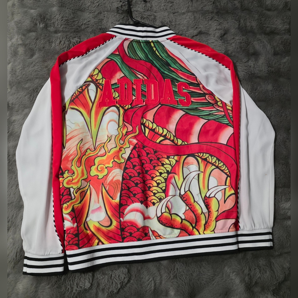 Adidas Originals Rita Ora Dragon Print 3 Piece Set Size Small - Picture 3 of 16